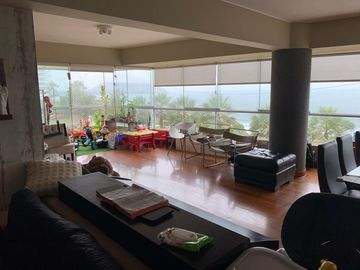 VENTA HERMOSO DPTO.MALECON DE MIRAFLORES VISTA AL MAR