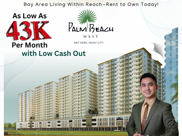 Rent to Own units with Promo For sale in Bay Area near Mall of Asia