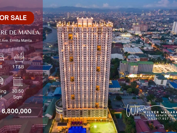 Torre De Manila 1BR with Parking beside Adamson University Manila