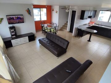 DEPARTAMENTO DUPLEX PENHOUSE 3 HABITACIONES EN TONSUPA AMOBLADO PERFECTO AIRBNB