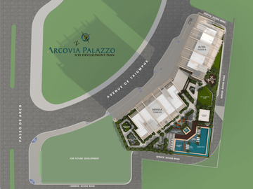 Big 1BR Condo w/ Parking in Arcovia Palazzo Pasig city - for Sale