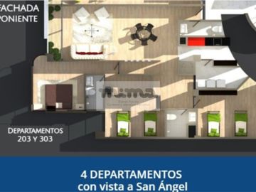 Departamentos en VENTA en San Ángel. Desde 9.1 Millones hasta 21 Millones