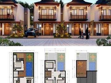 Rumah Villa 3 Lantai 2 Menit Alun Alun Batu View Indah Full Furnished