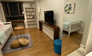 Furnished studio in Rockwell Arton Katipunan near Ateneo