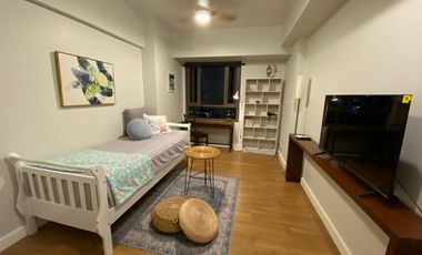 Furnished studio in Rockwell Arton Katipunan near Ateneo