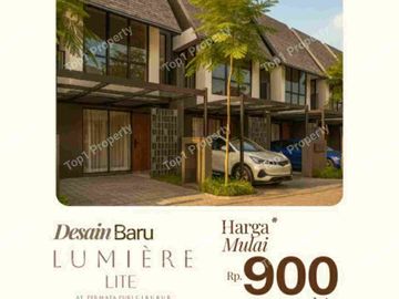Rumah design baru Lumiere Lite persembahan dari Permata Puri Cibubur