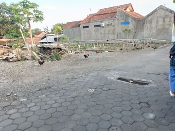 tanah luas pekarangan di joho condong catur hadap barat