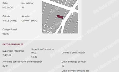 Departamento en Venta, Valle Gomerz, Cuauhtemoc, Recuperacion Bancaria