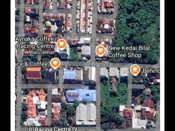 Tanah Jl Racing Center Makassar 
Luas Tanah 20X18 SHM
Cocok Cafe Cocok Rumah
Rp. 6,5 Milyar Nego