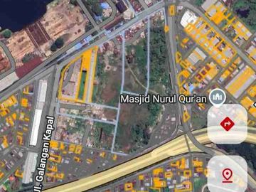 Turun Harga Tanah 7.2 Hektar Jl Galangan Kapal Samping SPBU galangan diapit 2 Tol SHM