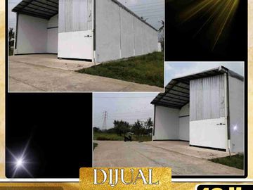 FIJUAL KAVLING BONUS GUDANG 1 LANTAI LUAS 3.256 M² DI PERGUDANGAN 19 KALIBARU TANGERANG
