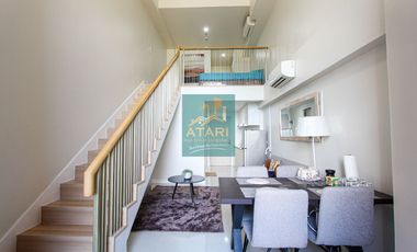 For Rent: 1-Bedroom Loft with Balcony at Mandani Bay Tower 2, Mandaue City