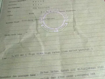 DI JUAL TANAH KAWASAN VILLA RESTO PACET