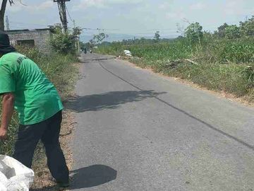 Dijual Tanah sawah 2500m ld 20m di manisrenggo sangat murah
