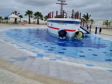 Casa en Alquiler Santa Elena, 2 Hab, 1 Baño, Seguridad, Piscina, cerca la Playa