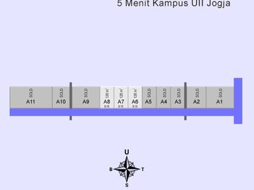 5 Menit ke Kampus UII, dijual Tanah Murah Sleman: Siap AJB