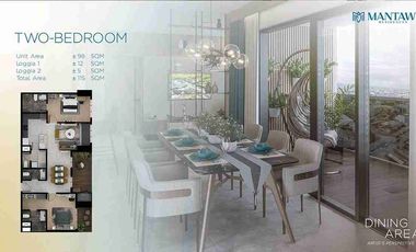 Preselling 1 Bedroom with Balcony in Mantawi Residences Cebu