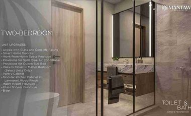 Preselling 2 Bedroom Unit with Balcony at Mantawi Residences Cebu