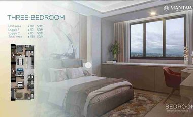 Preselling 2 Bedroom Unit with Balcony at Mantawi Residences Cebu
