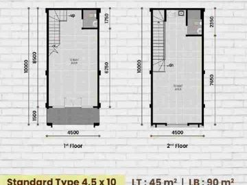 DISEWAKAN Ruko IL LAGO GRANDE Paramount Land Gading Serpong