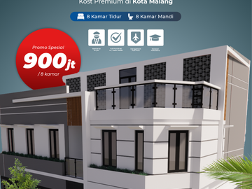 RUMAH KOS LOKASI PREMIUM FULL FURNISH AREA KAMPUS KOTA MALANG
