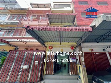 4-storey commercial building, 13 sq m., Thepnarin Village, Soi Sathu Pradit 15, Intersection 4, Sathu Pradit Road, Yannawa District, Bangkok
