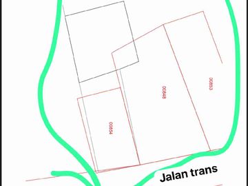 Tanah di poros Trans sulawesi Tofogaro, morowali