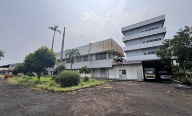 Gudang dan Kantor 4 Lantai Ijin Industri Bisa Untuk Pabrik Siap Pakai Lokasi Pinggir Jalan Raya Gatot Subroto, Jl. Raya Bitung, Jatiuwung, Tangerang