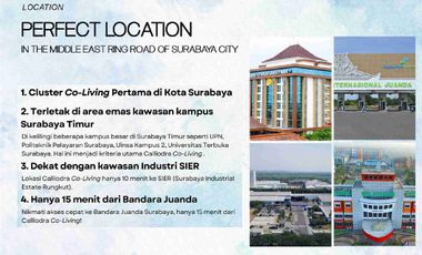 Calliodra Co Living, Surabaya. Rumah Kos berkonsep co-living persis di sebelah UPN Veteran