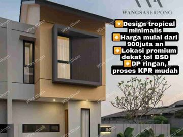 Siap Huni Wangsa Serpong Tangerang Selatan Dekat Ke Mall Paradise Walk City