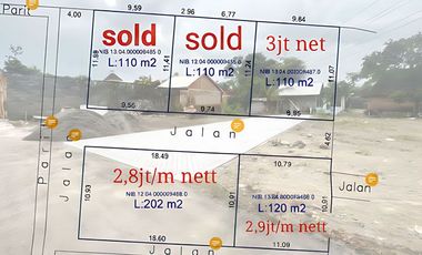 Tanah Kavling MURAH jl. Kaliurang km 10 dekat UII dan UGM
