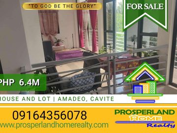 HOUSE AND LOT FOR SALE  AMADEO, CAVITE