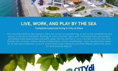Prime Commercial Lot for Sale | City di Mare (CDM), SRP Cebu - 1,505 sqm