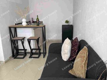 LOFT EN RENTA  amueblado CON SERVICIOS a 5 min de ANGELÓPOLIS, plaza cristal