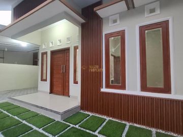 Rumah Desain Cantik Lingkungan Cluster One Gate Sistem di Kalasan