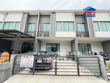 2-storey townhouse, 17.5 sq m., Pleno Ratchapruek - Chaengwattana Village, Saphan Nonthaburi - Bang Bua Thong Road, along the Ko Kriang Canal, Mueang