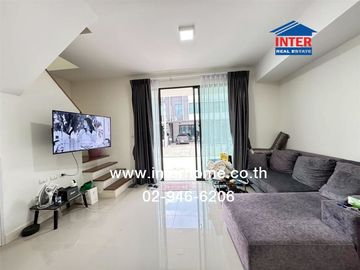 2-storey townhouse, 17.5 sq m., Pleno Ratchapruek - Chaengwattana Village, Saphan Nonthaburi - Bang Bua Thong Road, along the Ko Kriang Canal, Mueang