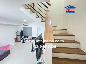 2-storey townhouse, 17.5 sq m., Pleno Ratchapruek - Chaengwattana Village, Saphan Nonthaburi - Bang Bua Thong Road, along the Ko Kriang Canal, Mueang