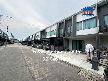 2-storey townhouse, 17.5 sq m., Pleno Ratchapruek - Chaengwattana Village, Saphan Nonthaburi - Bang Bua Thong Road, along the Ko Kriang Canal, Mueang