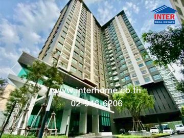 Condominium 58.97 sq m. The Parkland Phetkasem-Tha Phra, near MRT Tha Phra, Phetkasem Road, Tha Phra Road, Bangkok Yai District, Bangkok