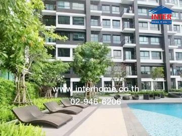 Condominium 58.97 sq m. The Parkland Phetkasem-Tha Phra, near MRT Tha Phra, Phetkasem Road, Tha Phra Road, Bangkok Yai District, Bangkok