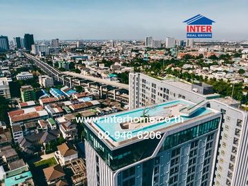 Condominium 58.97 sq m. The Parkland Phetkasem-Tha Phra, near MRT Tha Phra, Phetkasem Road, Tha Phra Road, Bangkok Yai District, Bangkok