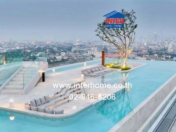 Condominium 58.97 sq m. The Parkland Phetkasem-Tha Phra, near MRT Tha Phra, Phetkasem Road, Tha Phra Road, Bangkok Yai District, Bangkok