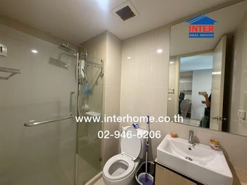 Condominium 58.97 sq m. The Parkland Phetkasem-Tha Phra, near MRT Tha Phra, Phetkasem Road, Tha Phra Road, Bangkok Yai District, Bangkok