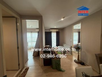 Condominium 58.97 sq m. The Parkland Phetkasem-Tha Phra, near MRT Tha Phra, Phetkasem Road, Tha Phra Road, Bangkok Yai District, Bangkok