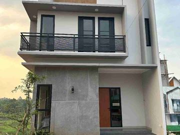 Rumah Dijual 2 Lantai Modern Strategis di Cinangka Sawangan Depok Dekat THE PARK SAWANGAN Akses Via TOL PAMULANG CIPUTAT