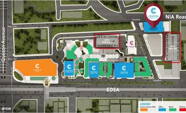 2000sqm Office Space For Rent in Centris, Quezon Avenue, Quezon City Fully Furnished