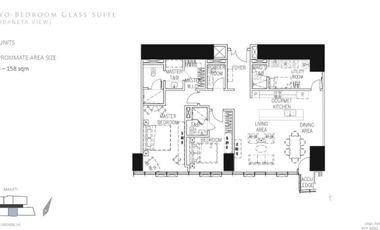 Park Central Towers - North in Makati City FOR SALE 2 Bedrooms