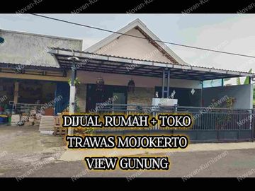 DIJUAL TOKO & RUMAH TRAWAS MOJOKERTO Nol Jalan Raya ke Tretes Pasuruan