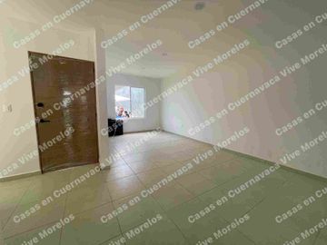 CASA NUEVA EN RENTA EN CONDOMINIO 6 CASAS CENTRO SUR DE CUERNA